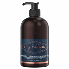 King C Gillette Detergente barba e viso pulizia sapone cura peli 350ml
