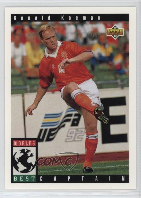 1993 Upper Deck World Cup 94 Preview English/Spanish World's Best Ronald Koeman