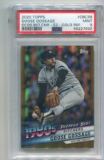2020 Topps GOOSE GOSSAGE Decades Best Chrome Gold Refractor #d 1/50 PSA 9  Pop 1