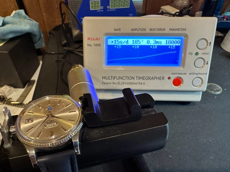 Reloj Citizen Crystal 7 Autodater Hombre Automático Día Fecha Acero Inoxidable Foto 2 de 4