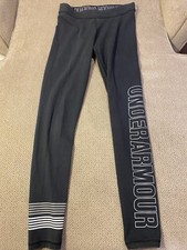 Men's Black Under Armour Spandex Tights Compression Pants Small S