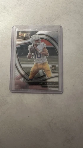 2020 Panini Select - Field Level #344 Justin Herbert (RC)