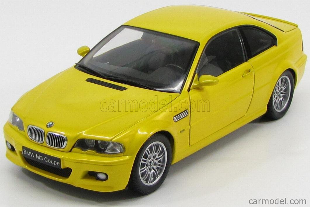 KYOSHO BMW 3 SERIES M3 COUPE E46 YELLOW METALLIC K08503Y 1