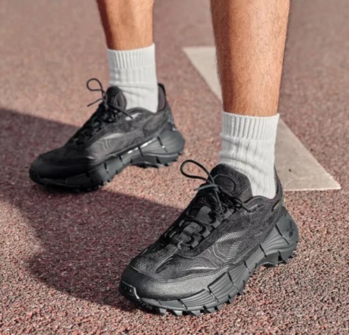 Talla 8 - Reebok Zig Kinetica 2.5 Edge Negro Gris Puro - Imagen 7 de 8
