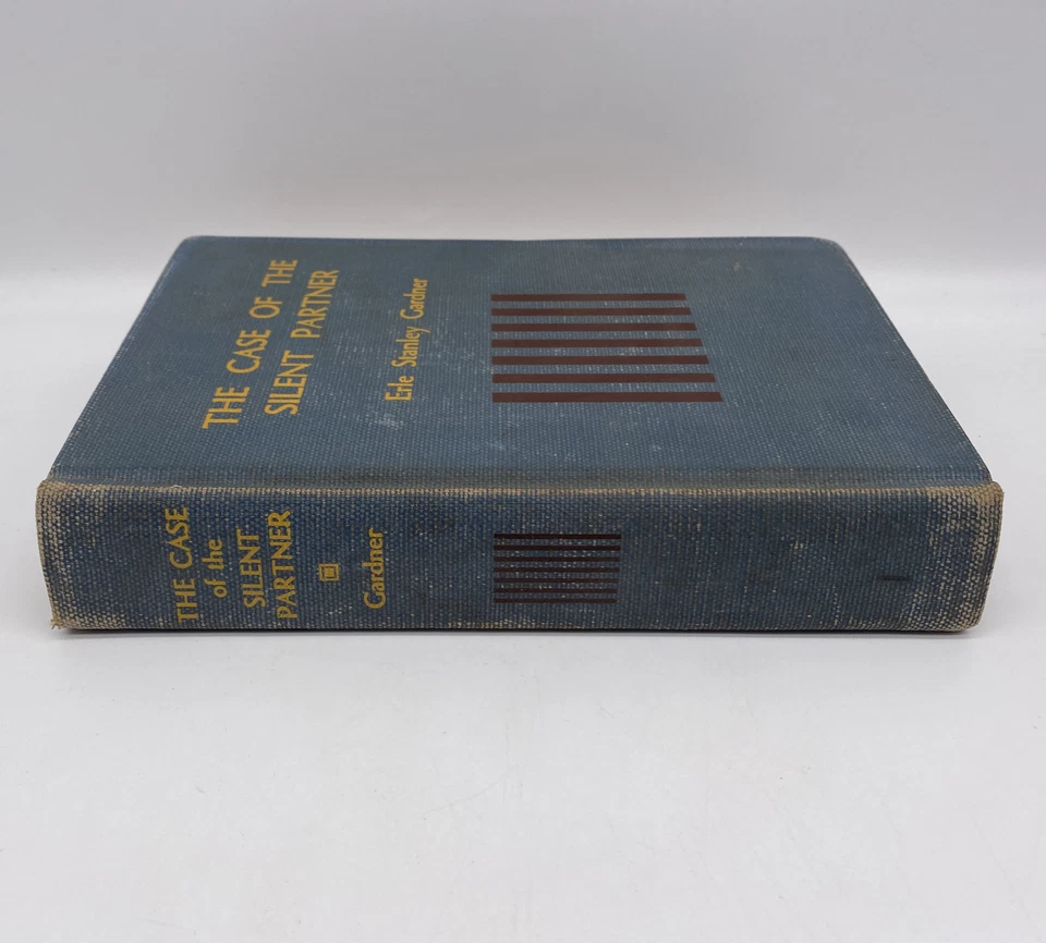 1940 The Case Of The Silent Partner Antique Hardcover By Erle Gardner Foto 3 de 4