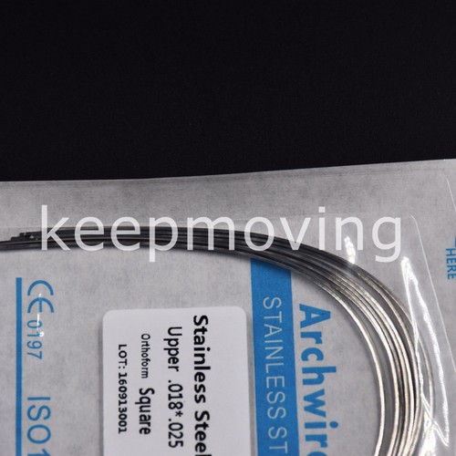 10 Packs Dental Orthodontic Stainless Steel Rectangular Arch Wire Upper + Lower - Picture 36 of 99