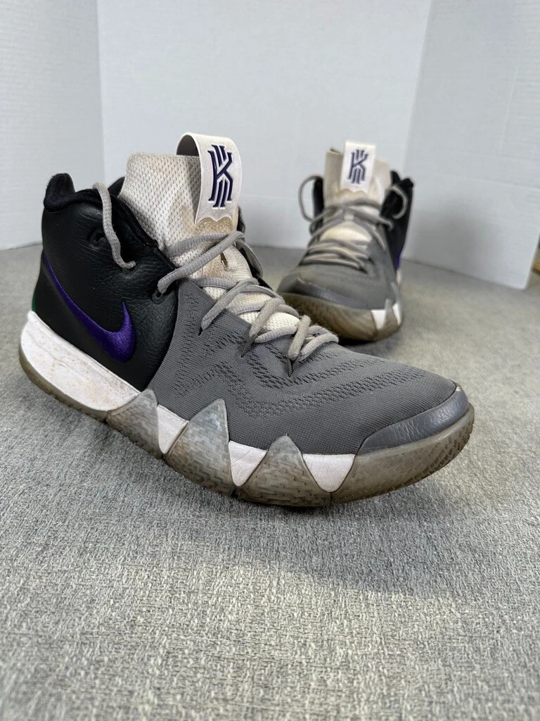 Nike ID Kyrie 4 Sneaker Shoes Mens 12 Color Block Black Gray