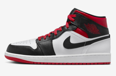 シューズ(女性用) Nike Air Jordan 1 Mid \"Black/Gym Red\" NIKE WMNS AIR JORDAN 1 MID 