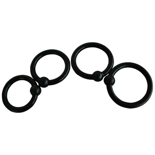 4-Set Silicone Glans Cock Rings Penis Head Orgasm Pressure Point Prolong Sex Toy - Picture 6 of 16