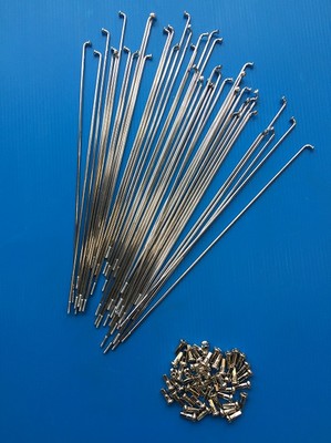 kit 40 raggi e nipples diametro 4,0 mm lunghezza 140 mm dritti