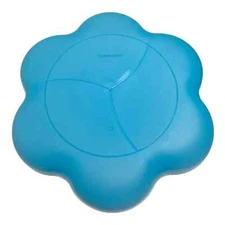 Tupperware Chip 'N Dip Bowl 4624A-2 Blue Flower Design Kitchen Storage Container