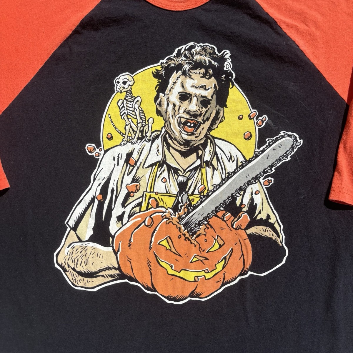 Texas Chainsaw Massacre Fright Rags Shirt Halloween Softball