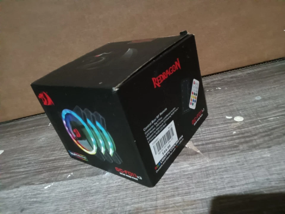 Redragon GC-F008 Computer Case 120mm PC Cooling Fan, RGB LED Quiet High Airflow  — 第 4/4 张图片