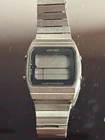 Seiko A714-5050 Running Man Alarm Chronograph LCD Digital Vintage For Parts