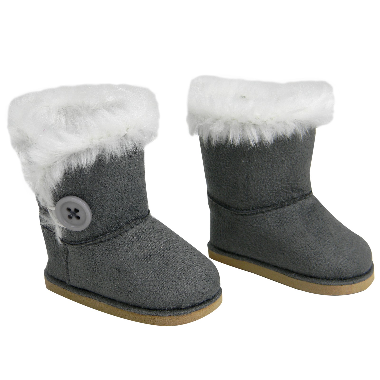 Sophia's Winter Boots for 18" Dolls, Gray