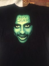 ALICE COOPER Goes To Hell 2000 Tour T Shirt Size L glow in/th dark RARE vintage