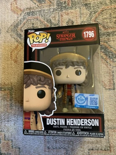 Funko Pop Stranger Things Dustin Henderson 1796 Good Condition