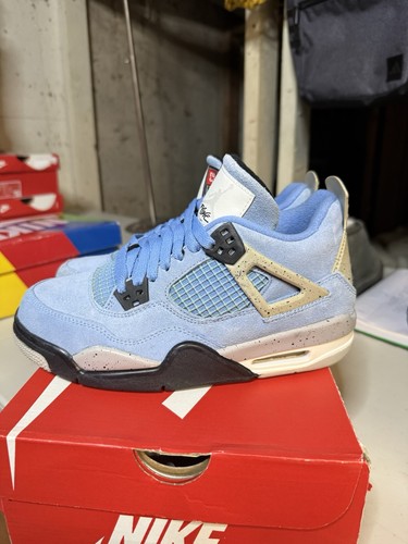 Size 5Y- 7W Jordan 4 Retro GS University Blue