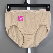 Bali 2649 Bali Comfort Revolution Seamless Lace Brief Panty 2XL 9 Discontinued
