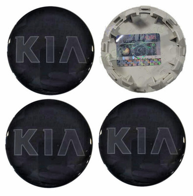 4pc Black Wheel Cap fit KIA Telluride 2020 2021 2022 2023 2024 OEM 18'' 20'' Wheel