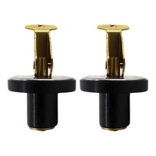 MARINE CITY 3/4" Brass Snap Lock Baitwell Drain Plug Boat Kayak Marine 2 Pcs 