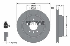 2x TEXTAR Bremsscheibe PRO 92239703 f�r BMW F30 F31 F32 F83 F80 F34 F33 F82 3er