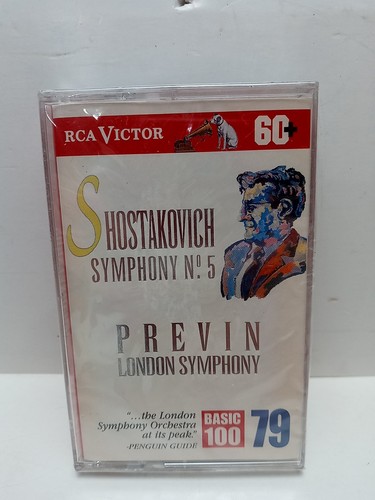 Shostakovich : Symphonies No. 5 LOMDON Symphony Audio Cassette Tape SUPER RARE - Picture 1 of 9