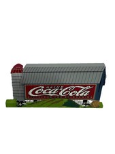 Vintage 1998 Coca-Cola Collectibles Wood Barnyard Refreshment Standing Plaque