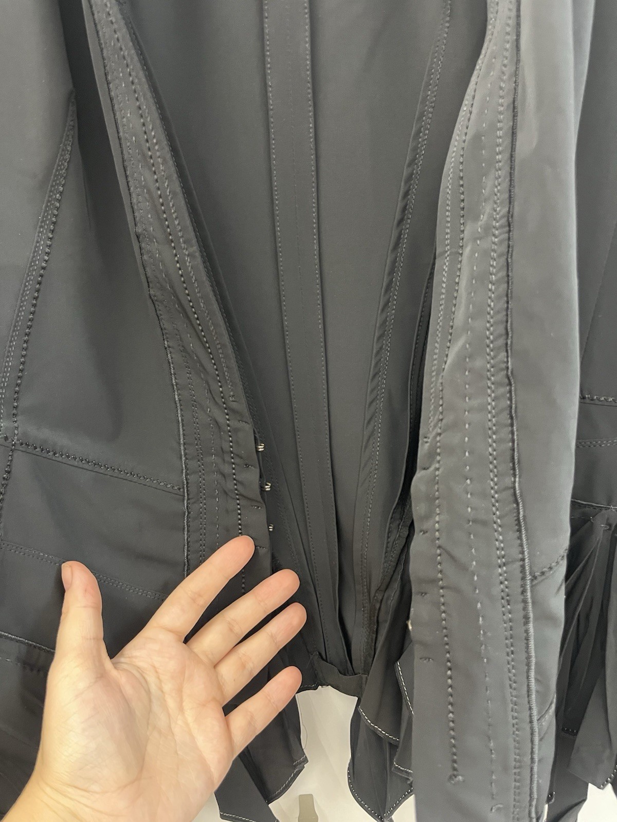 Marithe  Francois Girbaud Black Solid avant-garde… - image 12