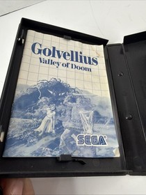 Golvellius Valley of Doom Sega Master System Game CIB with Case & Manual