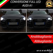 CONVERSIONE FARI FULL LED AUDI A1 6000K LED CANBUS ALTA LUMINOSITA' NO AVARIA