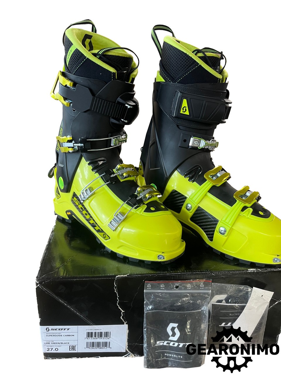 SALOMON Scarpone da sci Scott Superguide Carbon mondo taglia 27.0