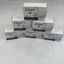 Dove Original Beauty Bar Soap 4 oz Lot of 6 Deep Moisture 1/4 Cream New