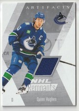 2025-26 UPPER DECK ARTIFACTS NHL REMNANTS QUINN HUGHES VANCOUVER CANUCKS #NR-25