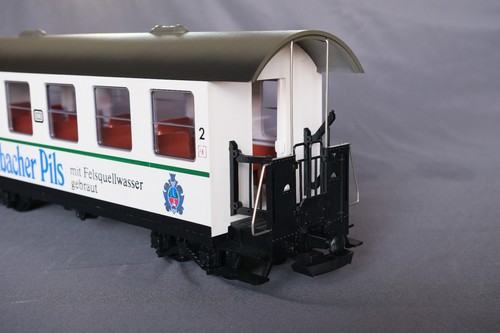 LGB 3172 Personenwagen Wangerooge Krombacher, neuwertig, im Schuber - Bild 5 von 19