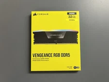 Corsair Vengeance RGB Desktop Memory 32GB 2x16GB  DDR5-6400 CL36 XMP 3.0
