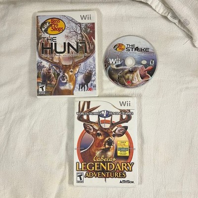 Bass Pro Shops The Hunt The Strike Cabelas Legendary Adventures Nintendo Wii
