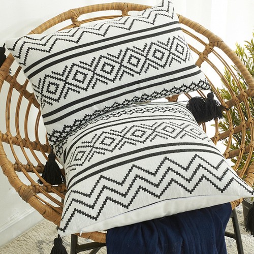 30*50Cm Without Pillow Insert Scandinavian Moroccan Chenille Geometric XG - Picture 5 of 12