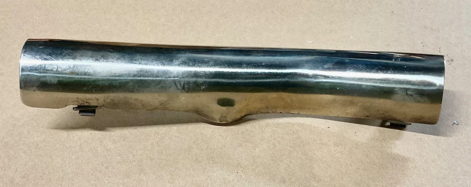 2004 Suzuki SV650 Chrome OEM Exhaust Heat Shield/Cover - Suzuki P/N 14770-17G00 - Image 2 of 4