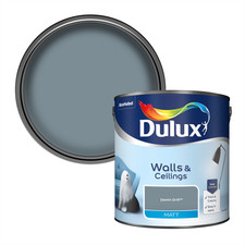 Dulux Paint Shades of Blue Walls & Ceilings Matt Emulsion 2.5 Litres