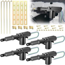 4 PCS 12v Door Lock Actuator Kit, Universal Power Mode Actuator...