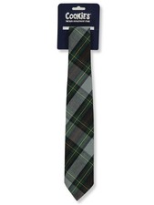 Cookie's Boys' Four-In-Hand Tie Color: gray/green/gold plaid 1a Size: one