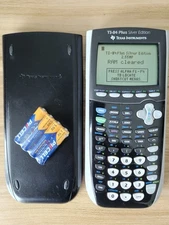 Texas Instruments TI-84 Plus Silver Edition Black/Gray Graphing Calculator