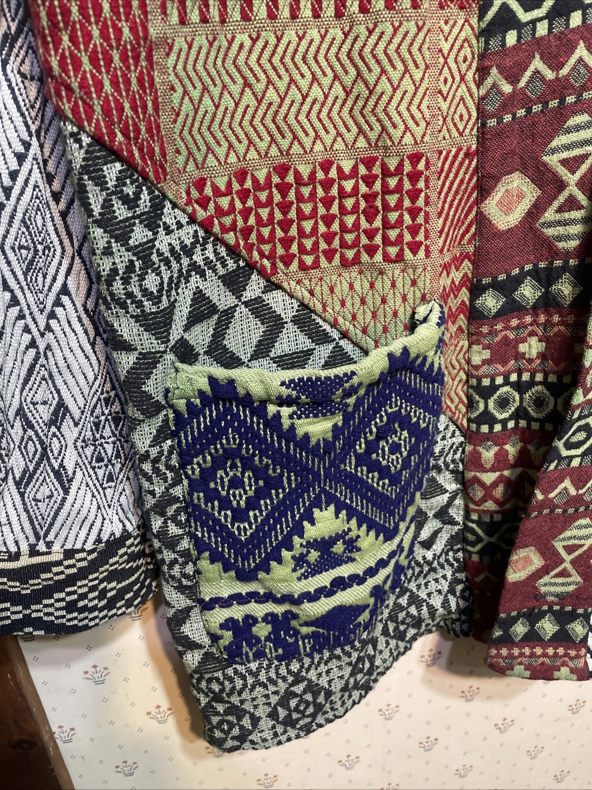 Sacred Threads Patchwork Jacket Festival Tapestry… - image 4