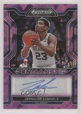 2022 Prizm Draft Picks College Penmanship Purple Ice /99 Jermaine Samuels Auto