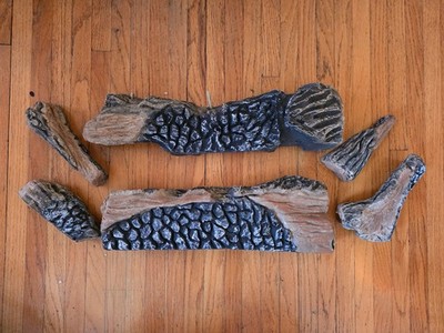 FMI / Desa 6 pc gas logs 109222-01 T32 for gas fireplaces & free standing heater