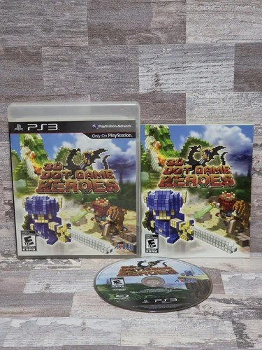 New Listing3D Dot Game Heroes (Sony PlayStation 3) CIB Complete PS3 Tested RARE ATLUS