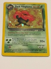 Dark Vileplume 13/82 Team Rocket Holo Swirl Pokemon TCG Vintage 2000 on eBay