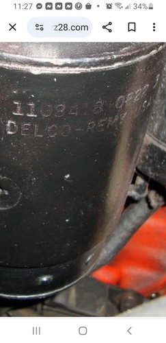 1970 Z28 Camaro Chevelle Corvette Nova 1108418 Restored Starter - Picture 14 of 14