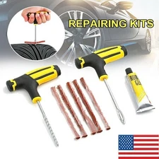 8Pcs Tire Repair Kit DIY Flat Tire Repair Car Truck Motorcycle Home Plug Patch